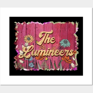 Classic Lumineers Personalized Flowers Proud Name Posters and Art